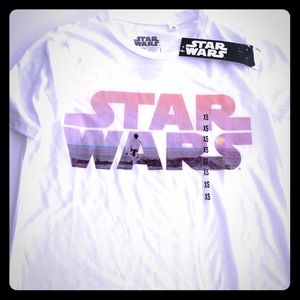 Star Wars Women's White Tee